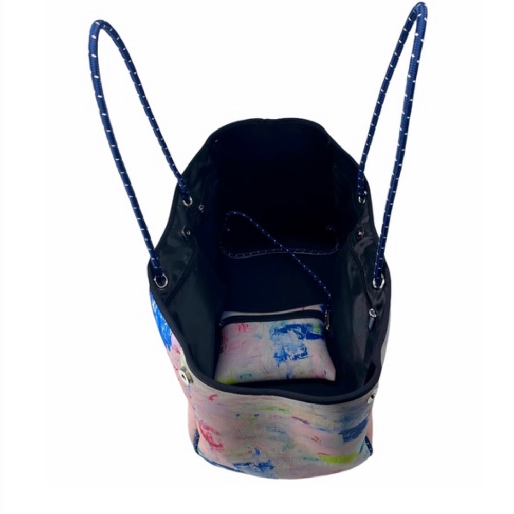 New Parker & Hyde Jenn Thatcher Watercolor Modern Art Neoprene Tote NWOT… - Picture 4 of 7
